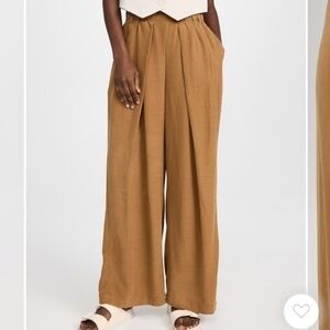 Free People Nothin to Say Pleated Trousers